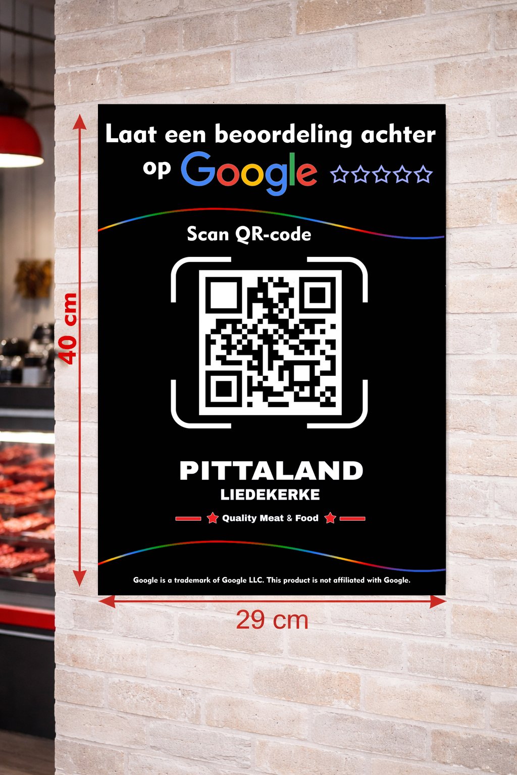 NFC- & QR-kaart voor het snel verzamelen van Google-reviews. Personalisatie met logo - obrazek 3