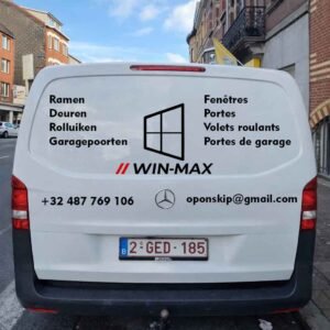 Oklejanie samochodu – tylna klapa (folia Oracal 751C) WIN-MAX